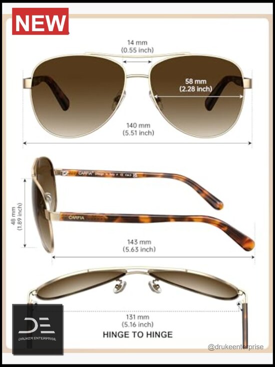 Polarized Sunglasses – Acetate Arms, UV400, Lightweight, Flattering Fit main image 5